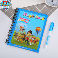 Paw Patrol Cartoon Water Painting Book Chase Marshall Skye Repeatable DIY Magic Watercolor Puzzle Graffiti Painting Book Gifts