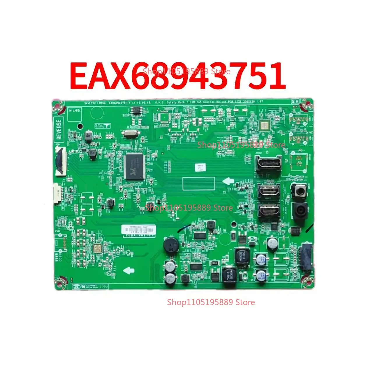 

Для совершенно новой оригинальной материнской платы 34WL75C EAX68943751 (1.4) на складе