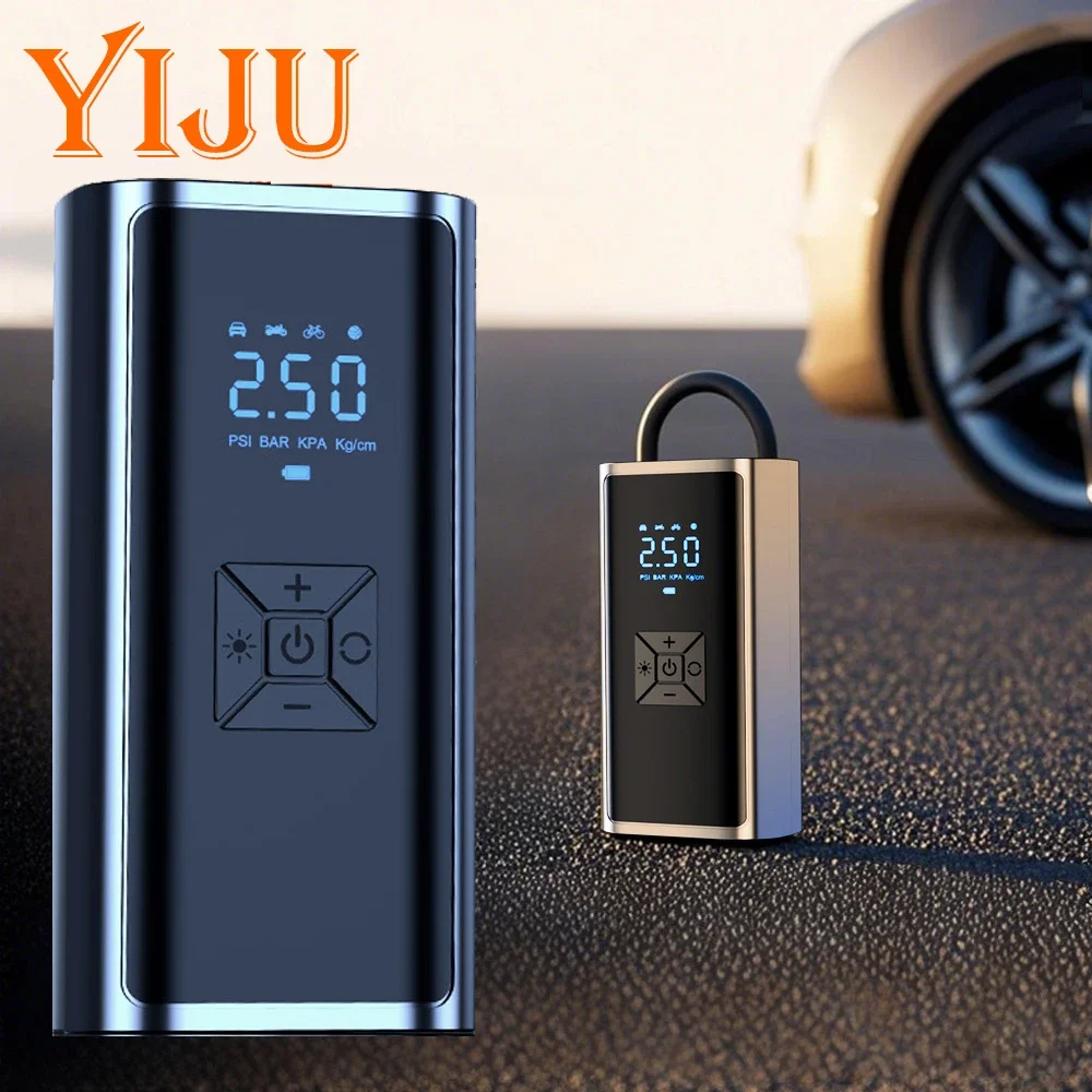 

Умный воздушный насос 150PSI, портативный автомобильный автоматический компрессор, насос для шин для мотоцикла, велосипеда, надувной