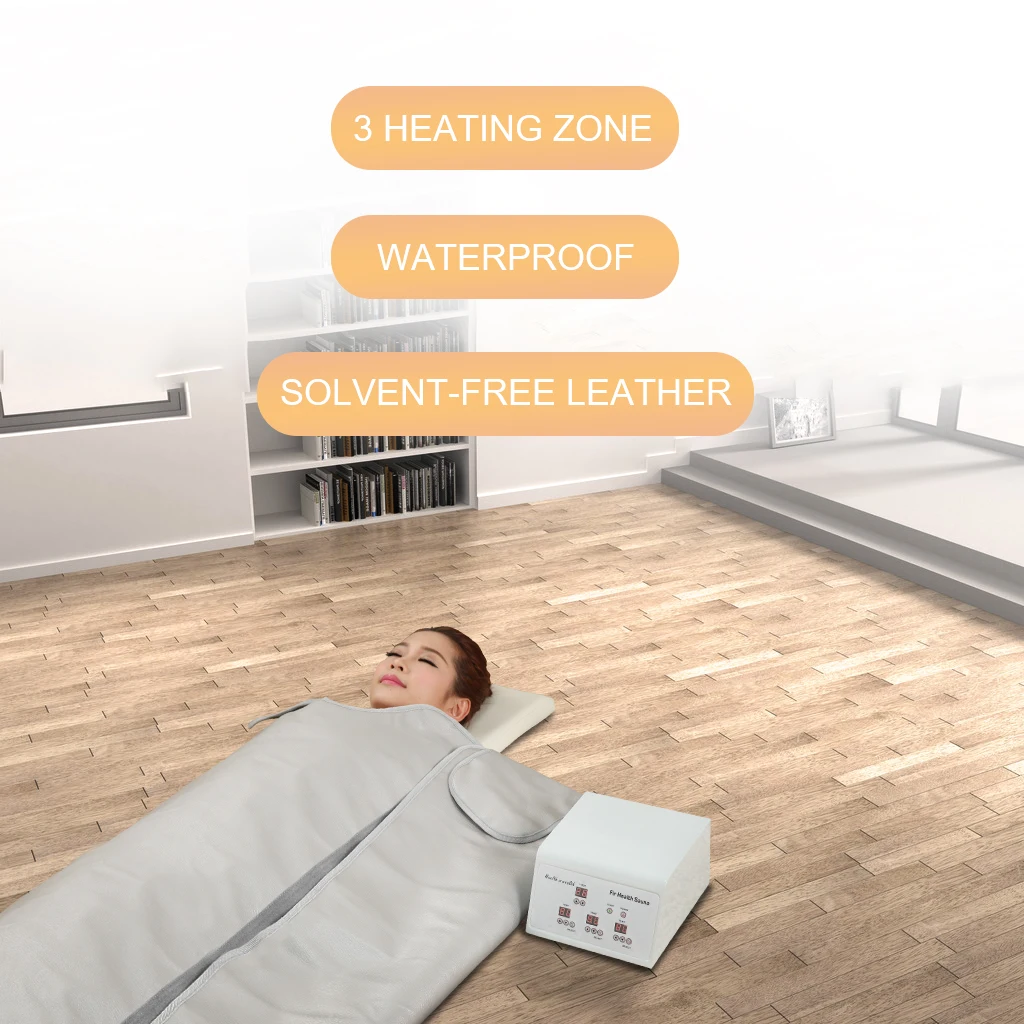 3 Separate Heating Zone Far Infrared Sauna Blanket for Detox and Weight Loss - view 4