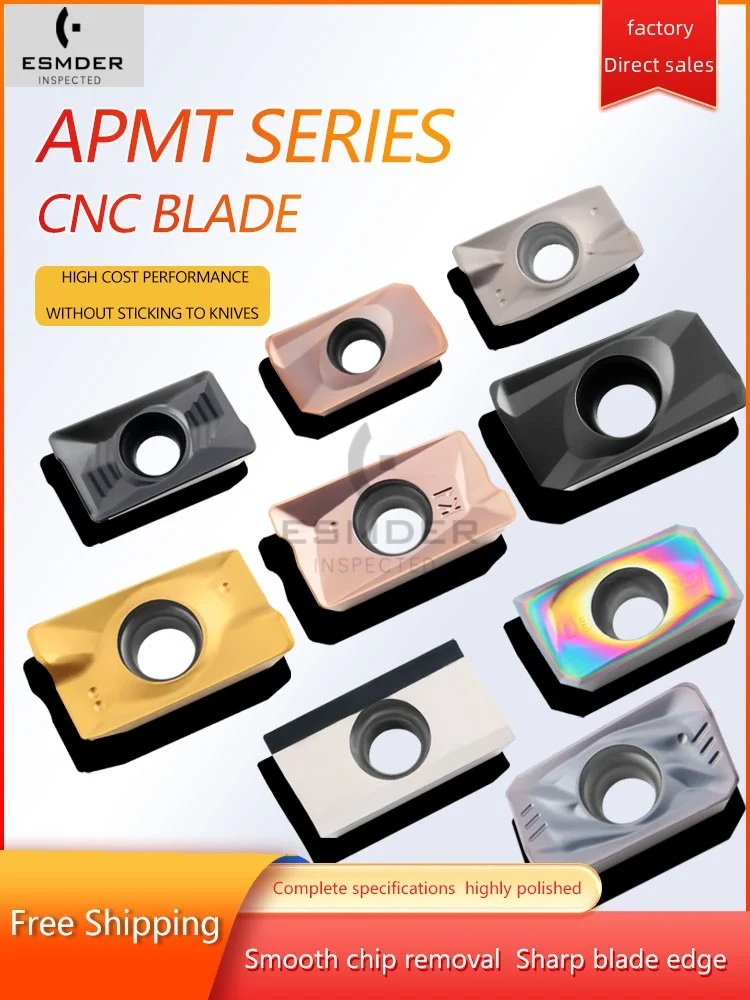 APMT1135PDER H2 M2 XM HT APMT1604PDER 54 BH2 BM2 BMO2 K1 DL FM TG QM APMT160430PDER-GW Carbide Inserts Milling Cutter Tools