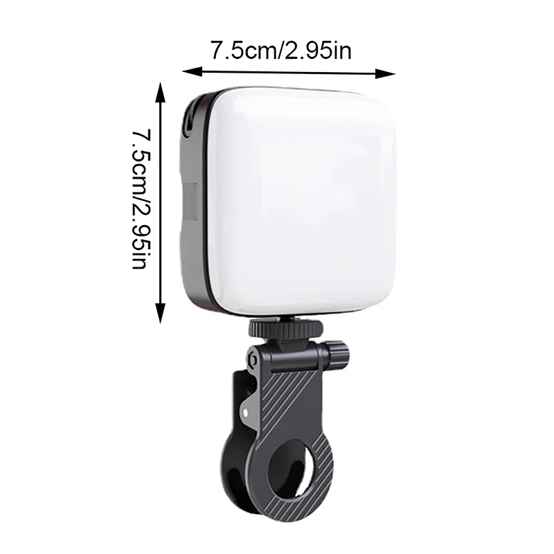 1PC New Pocket LED Selfie Light For IPhone IPad Mobile Phone Laptop Clip Ring Flash Fill Video Photo Ringlight Photography Lamp