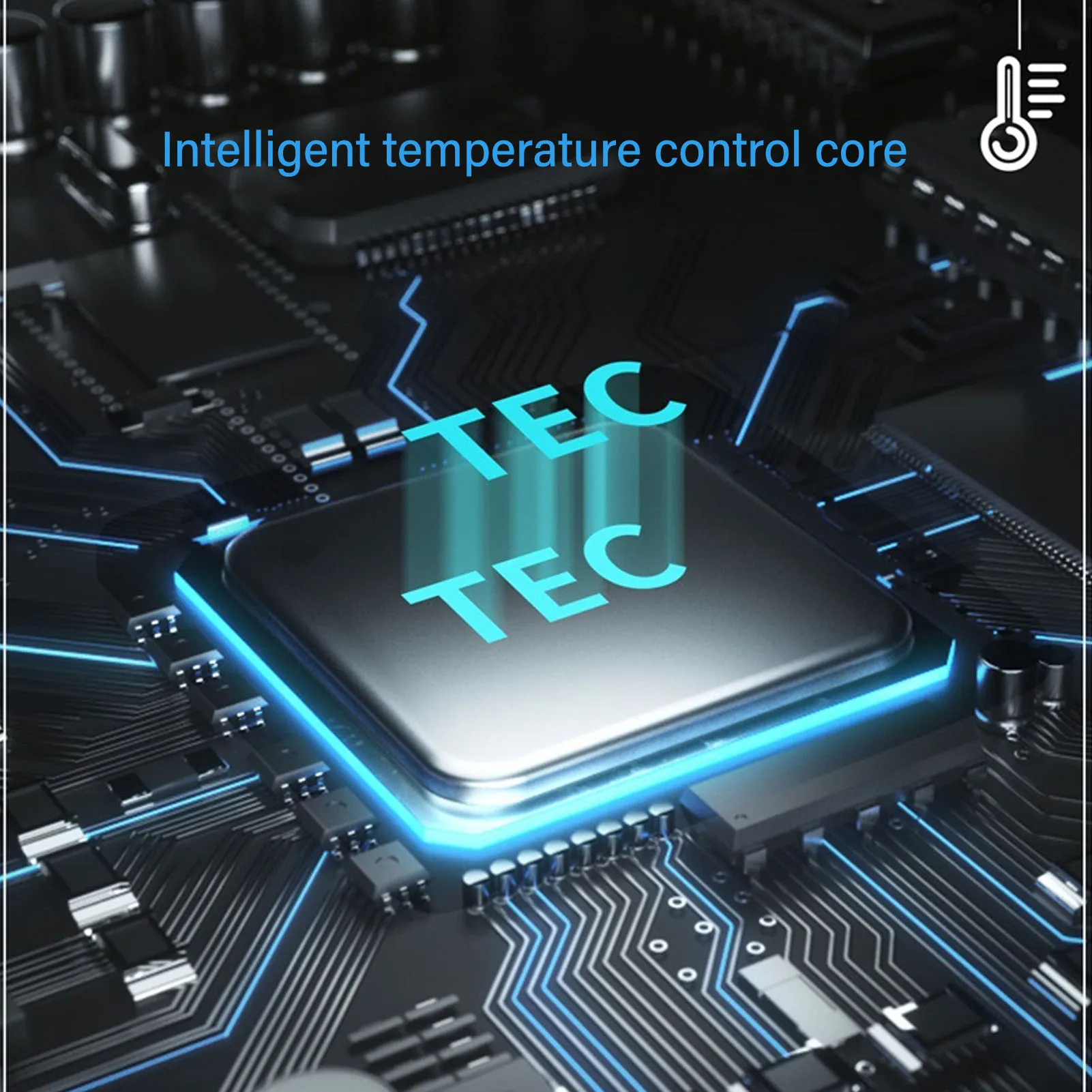 مروحة تبريد للهاتف الخلوي من سبائك الألومنيوم و ABS ، تبديد كبير للحرارة للبث المباشر ، مروحة ذكية لتوفير الطاقة #2