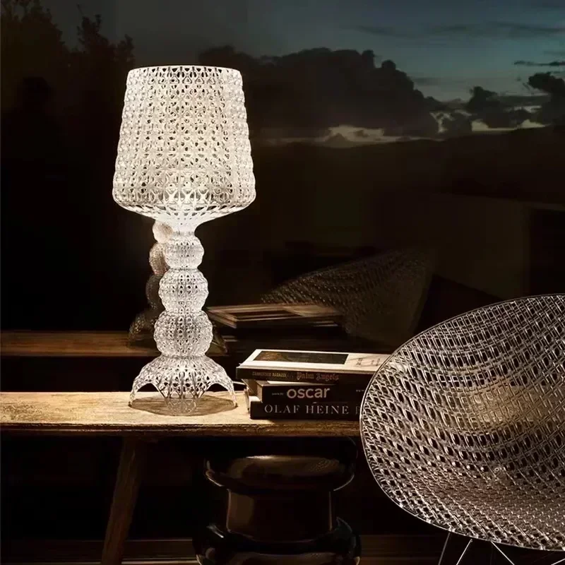 SANDYHA Modern Hollow Floor Lamp Acrylic Table Lamps LED Standing Light Living Room Hotel Bedroom Home Decor Floor Light Lampara