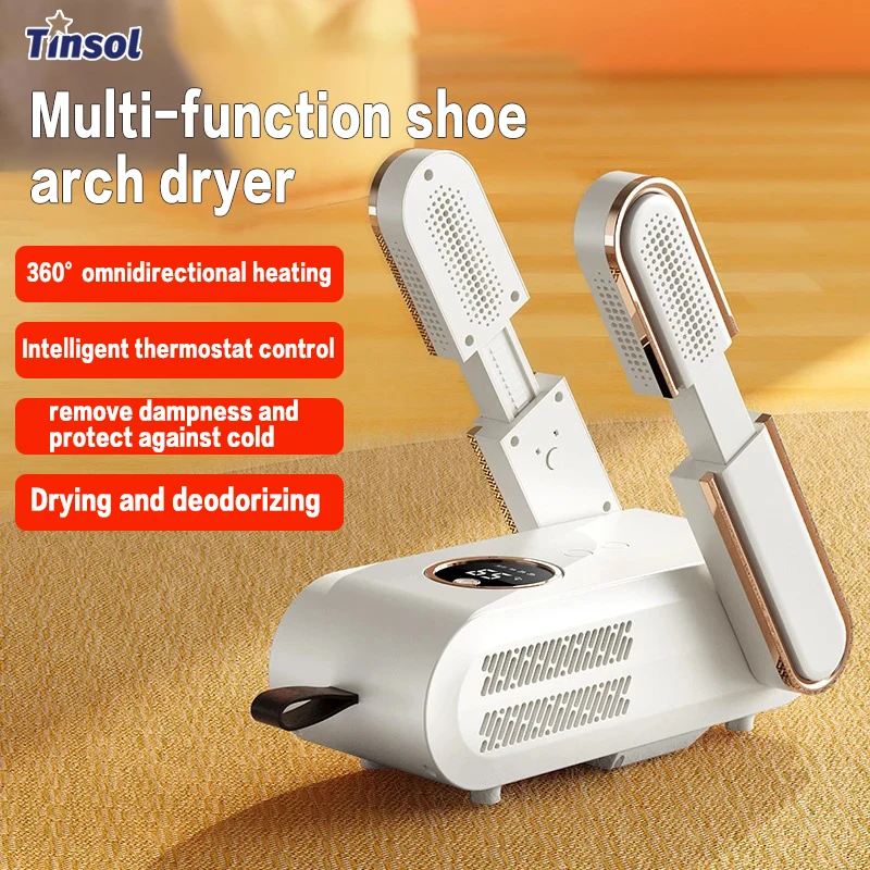 Electric Thermostatic Shoe Dryer Dehumidifier Coldproof Shoe Dryer Quick Drying Boots Deodorizer Multifunctional Shoe Dryer