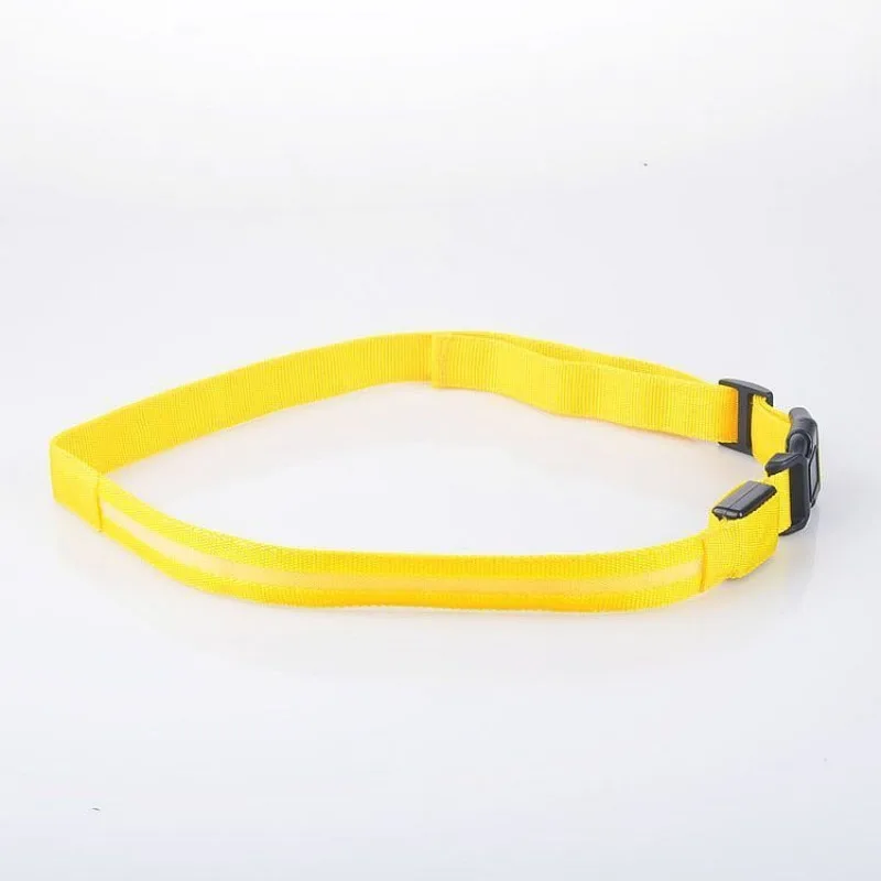 充電式LEDグローベルト ランニング安全ライト 反射式ナイトジョギングウエストバンド フラッシュ警告 可視性 アウトドアアクティビティ