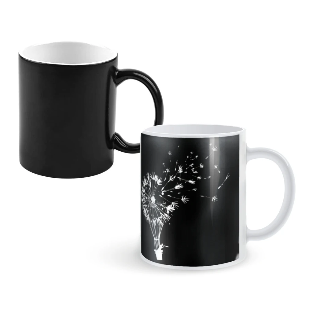

Going Where the Wind Blows Black VariantCoffee Mugs And Mug Creative Color Change Tea Cup Ceramic Milk Cups Novelty Gifts