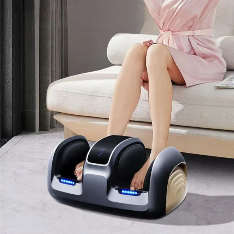 Automatic Knead Electric Leg Massager LCD Touch Screen Great Antistress Foot Massage Machine Vibration Feet Massageador Muscular