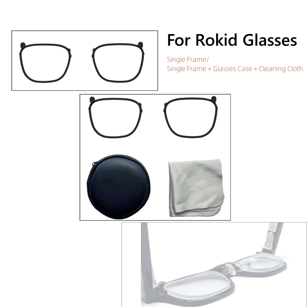 

For Rokid Glasses Myopia Astigmatism Hyperopia Single Frames AI Smart Glasses Accessories