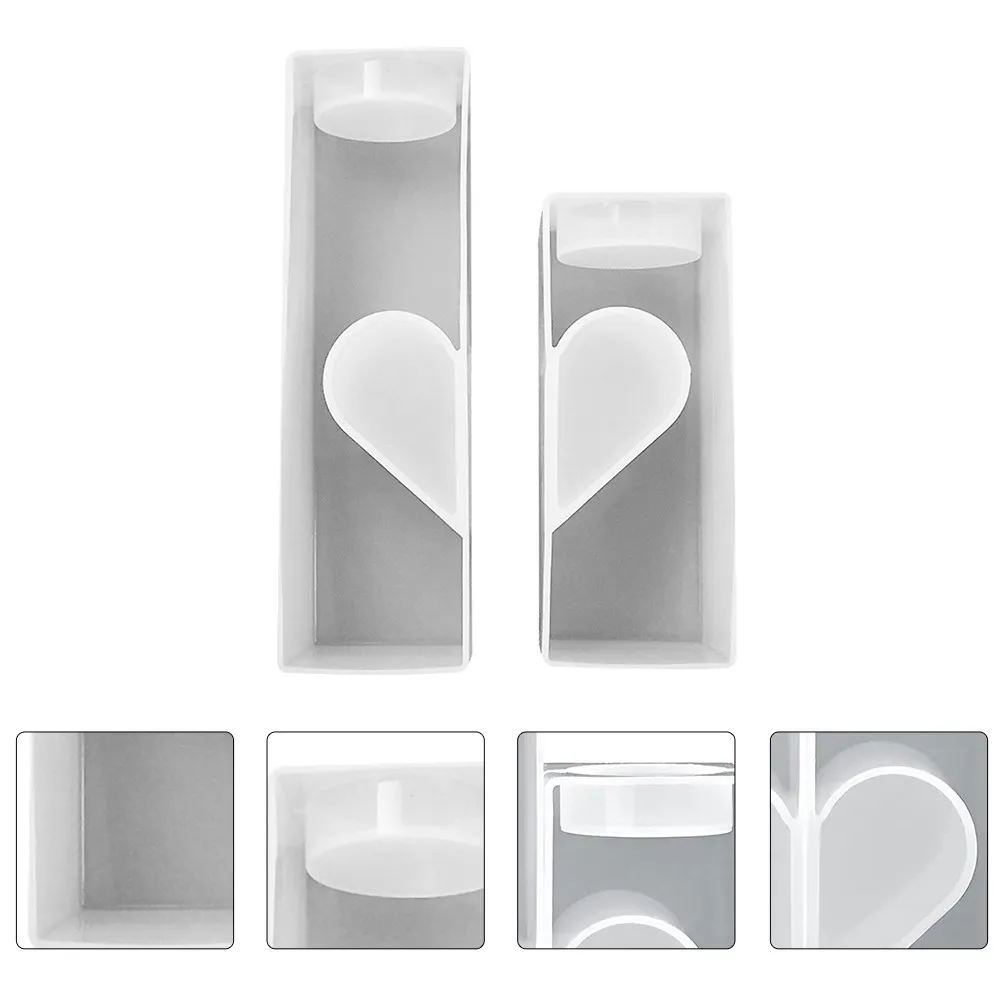 

1Set Silicone Heart Candleholder Mold High Quality DIY Manual Mold Craft Tool for Handmade Casting Silicone Candleholder Making