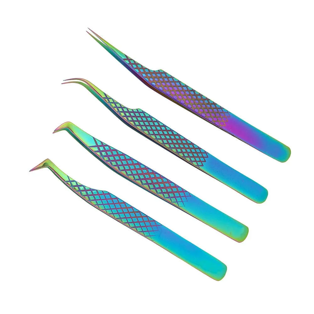 

Lash Tweezers Wholesale False Eyelash Tool Eyelash Tweezers Stainless Steel Eyelash Extension Volume Lash Tweezers 20pcs