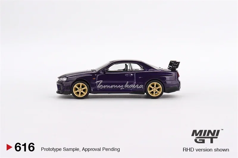 

MINI GT 1:64 Skyline GT-R (R34) Tommyka R-z Midnight Purple Diecast Model Car