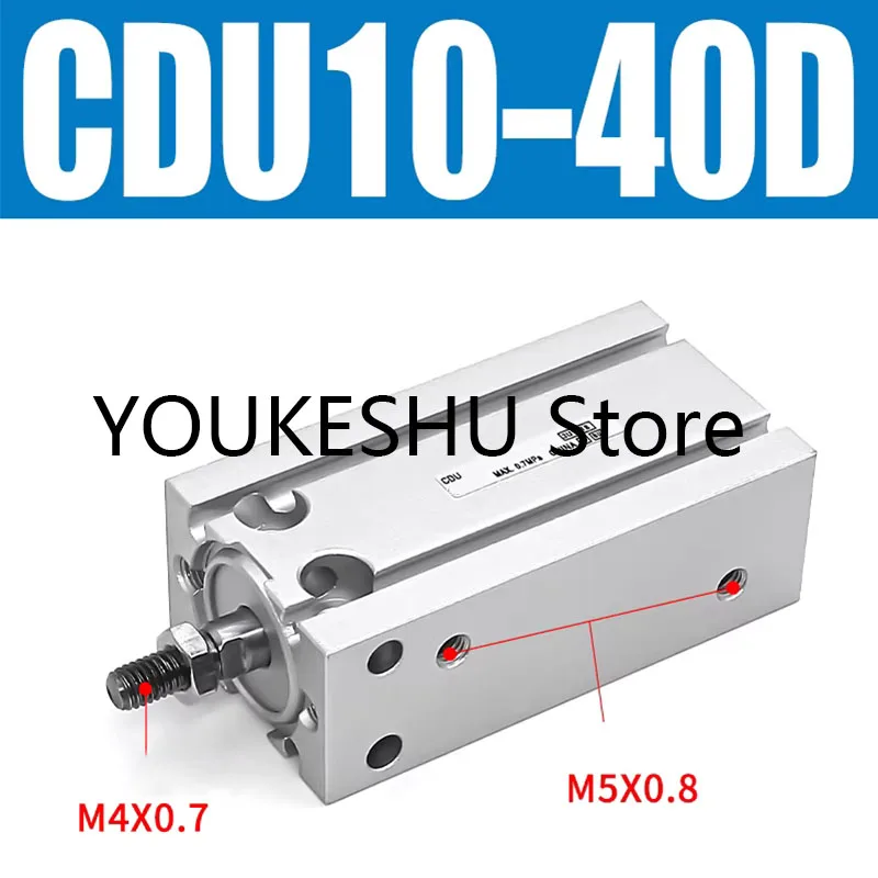 

Brand New Original Free-Mount Mini Pneumatic Cylinder CDU10-40D
