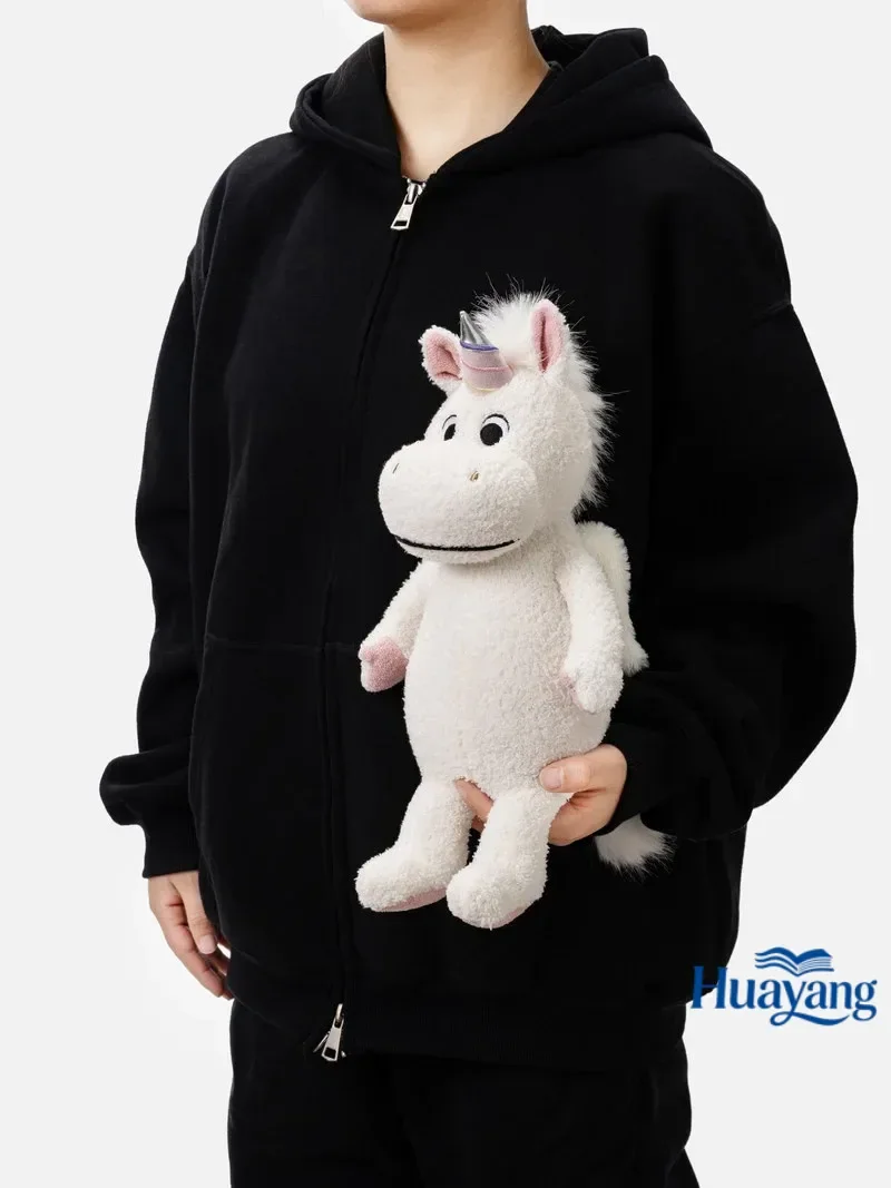 

Мягкая плюшевая игрушка-единорог Dababy, кукла-комфортер, талисман 2026 года Лошади, подарок для детей и семьи, успокаивающий компаньон для сна