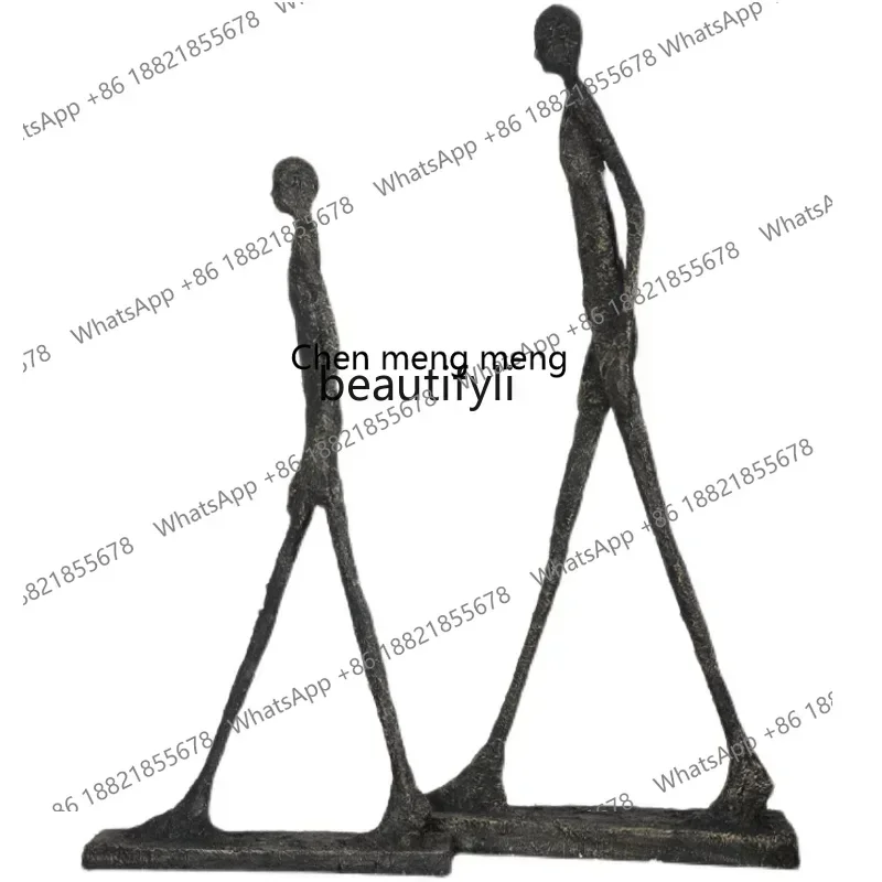 

X R0R Creative Abstract Figure Sculpture Ornament Sales Office Lobby Floor to Floor Hotel Lobby Artwork