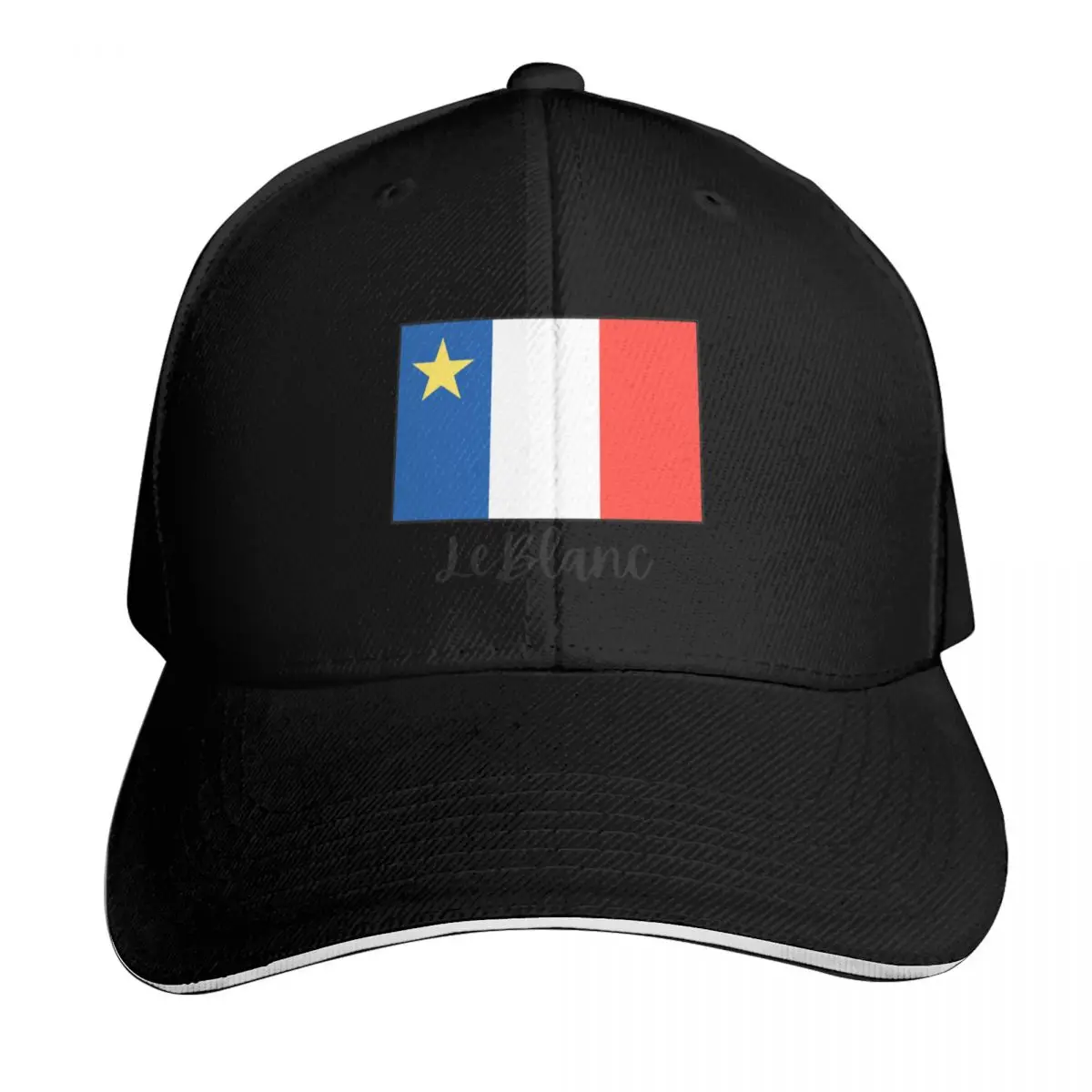 Acadian Flag LeBlanc Baseball Cap Golf Hat Man Bobble Hat foam party Hat Luxury Men's Women's