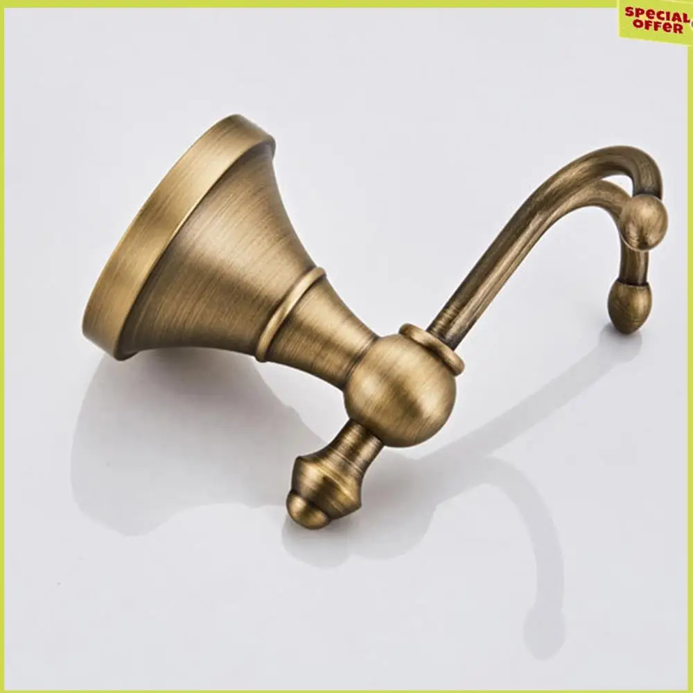 

A34R крючки для халатов антикварные латунные крючки для полотенец вешалка для полотенец для ванной одежды дверной настенный крючок ретро домашний декор аксессуары для ванной комнаты