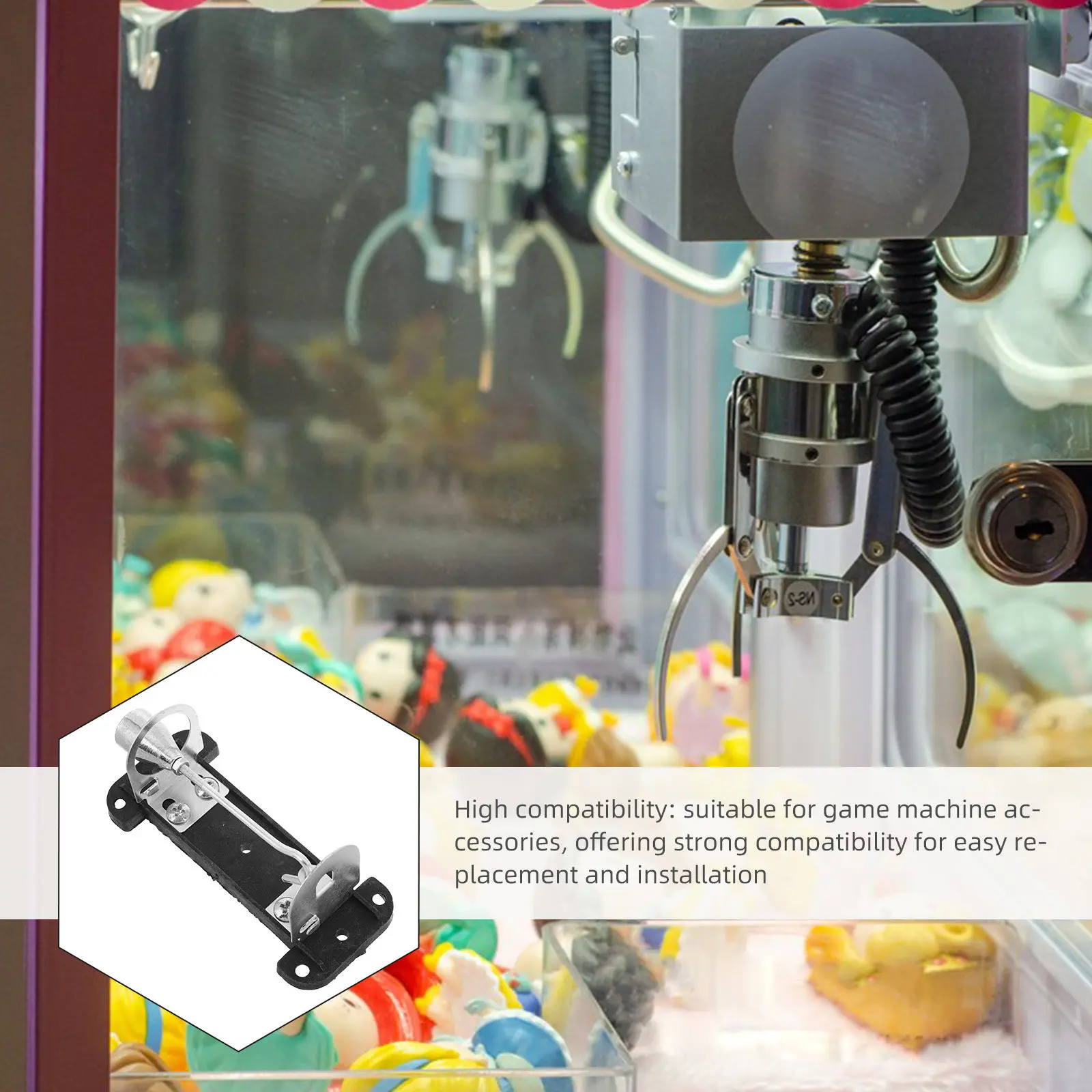

Claw Machine Anti-Shake Device Kids Catch Mini Pinball Machine Accessories Children's Stability Support Balancing Toy