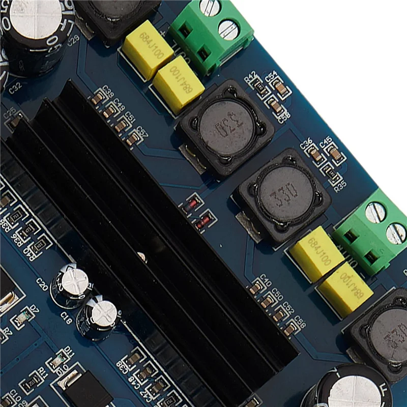 

【Нежный дизайн】2X XH-M641 TPA3116D2 DC12V 24V 150W X 2 Аудио цифровой 2-канальный автомобильный усилитель высокой мощности с повышающей платой G2-010