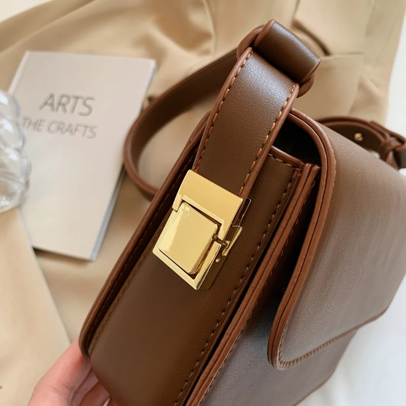 New Fashion Women Shoulder Bags High Quality Small PU Leather Hasp Envelope Handbags Crossbody Bags Ladies Messenger Bags