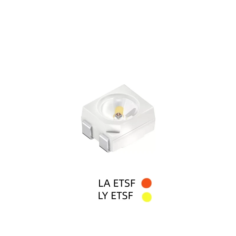 100PCS  LA LY ETSF 3528 PLCC-4 LOW POWER 0.11W Common Cathode for Cluster, Button Backlighting LAETSF LYETSF