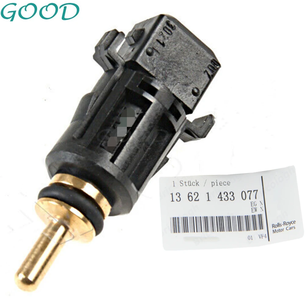 2 Pieces New Coolant Temperature Sensor in Lower Radiator Hose Fit For BM-W WITH CONNECTOR