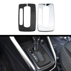 Car Gear Shift Knob Panel Cover Trim for Ford Ecosport 2013 - 2017 ABS Carbon Fiber Decoration Sticker Accessories