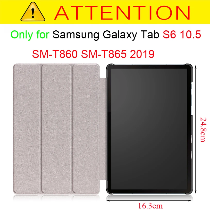 for Galaxy Tab S6 10.5 Case Ultra Slim Case for Samsung Galaxy Tab S6 10.5 SM-T860 SM-T865 2019 10.5