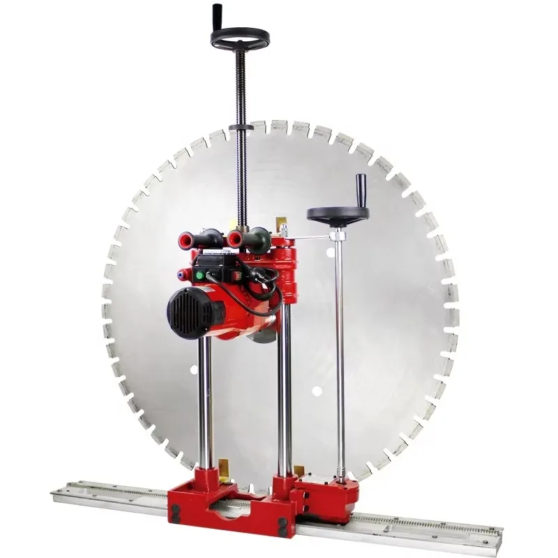 LICHMACH High-Power Electric Wall Saw Concrete Cutting Machine with Engine and Pump for Wall Opening and Wall Cutting
