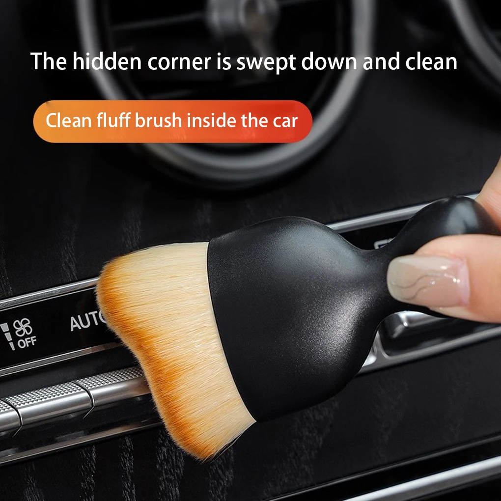 

2 Pieces Car Interior Vent Cleaning Brush Hair Dust Remover Dashboard