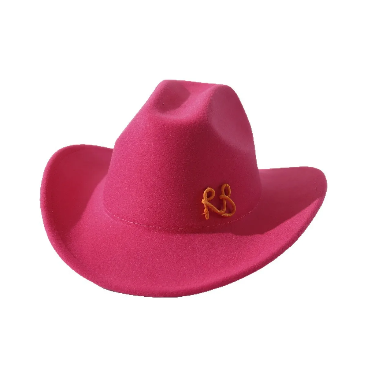 Sombrero de Vaquero de Fieltro Sólido y Resistente, Diseño Elegante con Ala Levantada, Fedora Clásica para Viajes al Aire Libre, Complemento Retro para Atuendos