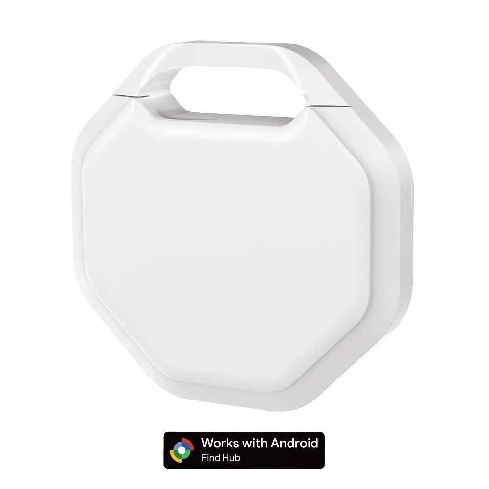 Smart Tag Compatible with Google Find Hub Bluetooth Item Tracker Key Finder Works with Android Pixel & Xiaomi CE RoHS Certified