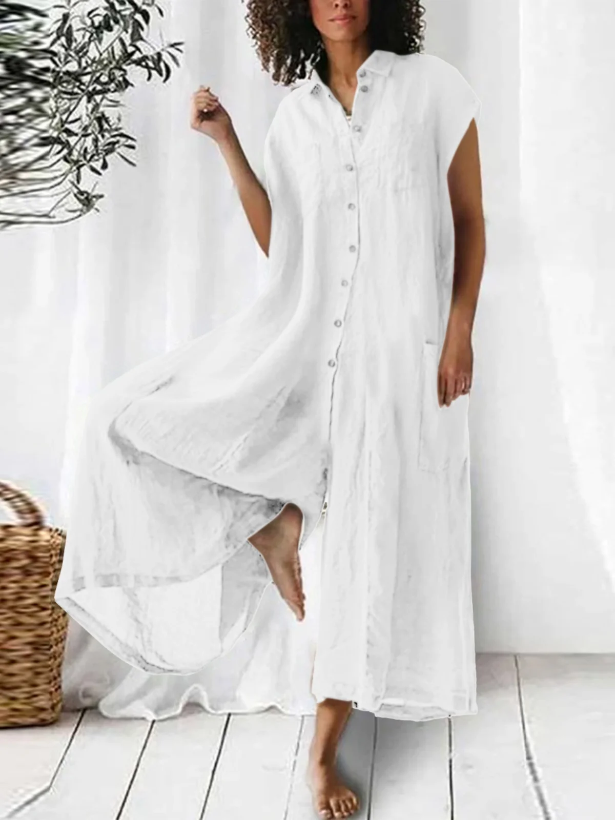 Tuta casual da donna ampia irt Pantaloni a gamba dritta a vita alta Pantaloni lunghi da strada Sle Nessun marchio registrato di marca