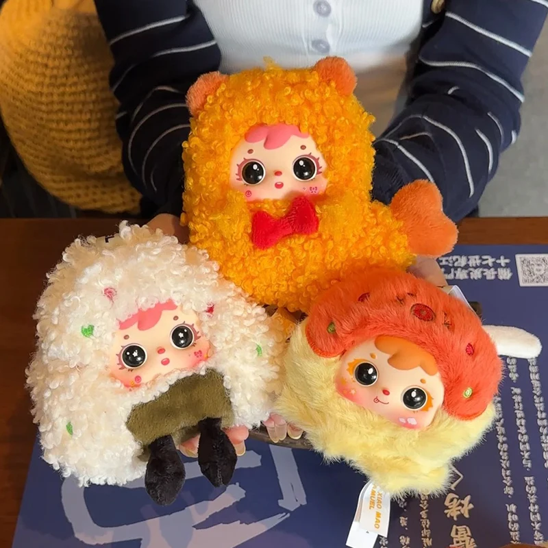 جديد صموئيل ثلاثة الشعر الصغير المقلية سلسلة أفخم صندوق أعمى العصرية الزخرفية العنصر تحصيل لعبة مفاجأة دمية للهدايا