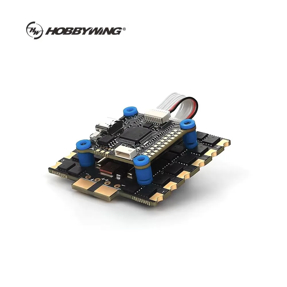 Hobbywing XRotor-80A-4in1-Lite-AT-RTF 4-8S LiPo Peak Current 100A X4 FPV F7 8S Lite Flight Controller 80A ESC Stack