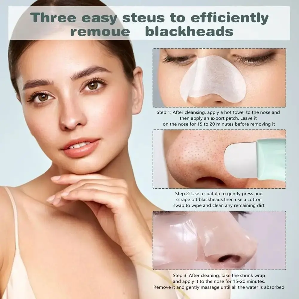

New Deep Clean Facial Blackhead Removal Tool Remove Whitehead Acne Handheld Blackhead Scraper Sebum Remover for Beauty Care Tool