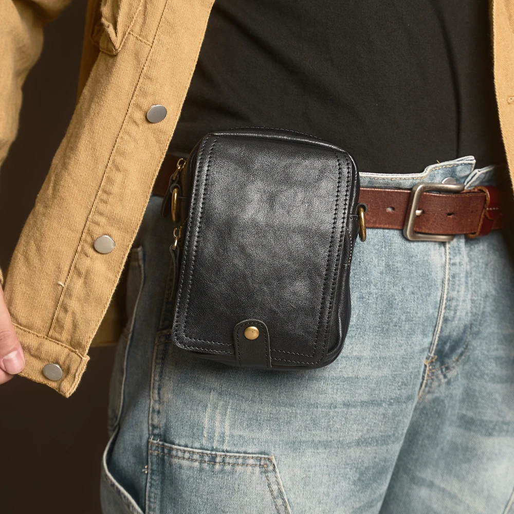 new-men's-retro-mad-leather-casual-small-crossbody-bag-multifunctional-waist-bag-genuine-leather-mobile-phone-bag