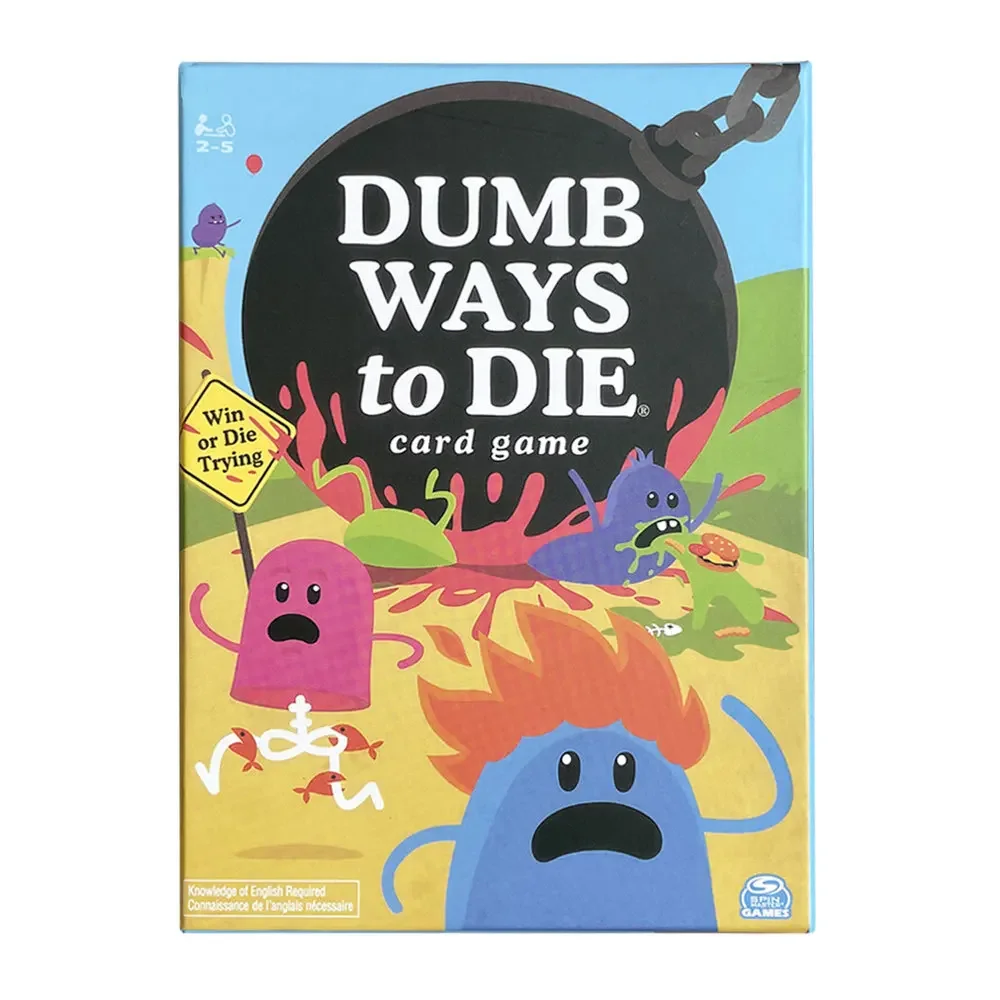 Spin Master Games, Dumb Ways to Die - A viral hit card game suitable for college, birthdays, and more, family games, party games