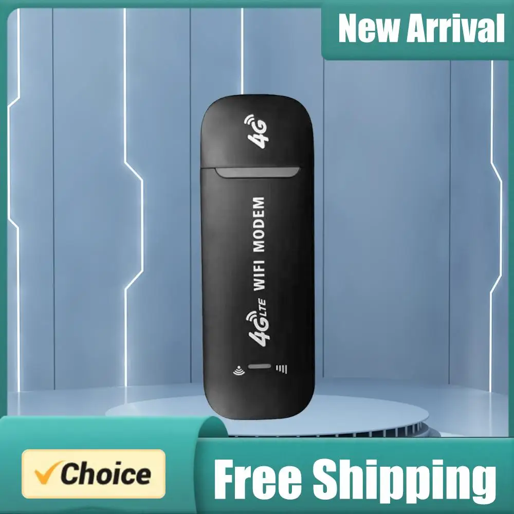 

USB-модем 4G LTE, 150 Мбит/с, беспроводной сетевой адаптер для ноутбуков и ПК, разблокированный Wi-Fi роутер/точка доступа