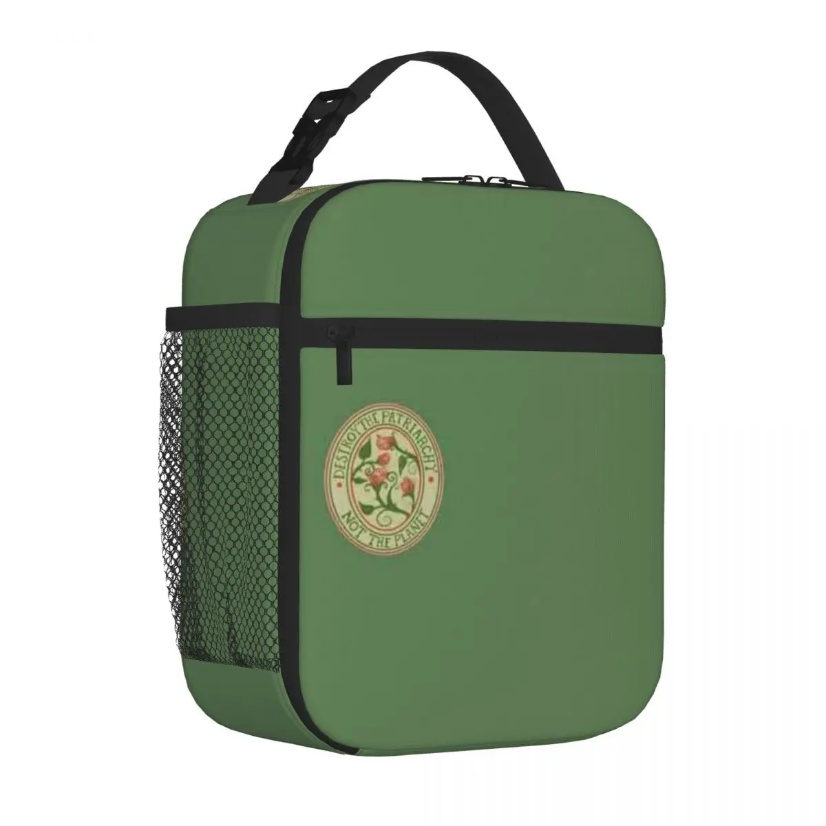 Bestselling Destroy The Patriarchy Not The Planet Breathable Design Insulated Tote Kids School Thermal Lunch Bag