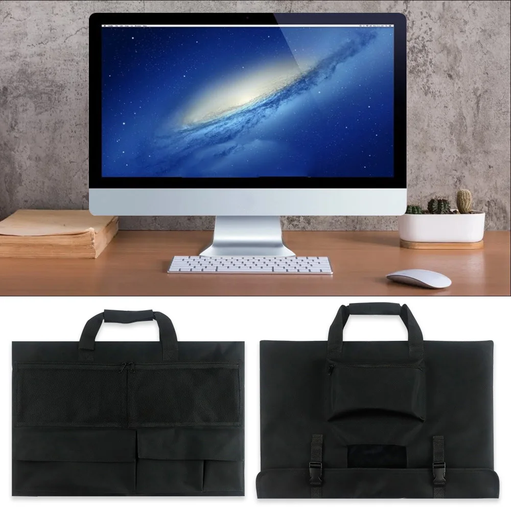 Travel Carrying Case for 24Inch IMac Desktop Computer,Protective Storage Bag for IMac Monitor Dust Cover with Handle