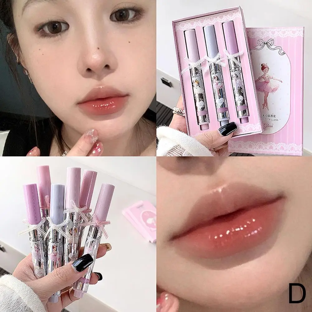 สาวบัลเล่ต์ฟิล์มลิปกลอส Toot Lip Student Party Lip ปากสีแดง Non-stick เมมเบรนถ้วยจางไม่ Lip Gloss สาวบัลเล่ต์ a2C7