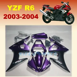 Fit for YAMAHA YZF-R6 2003 2004 Year YZFR6 YZF R6 03 04 Motorcycle ABS Fairings Injection Purple Bodywork Housing