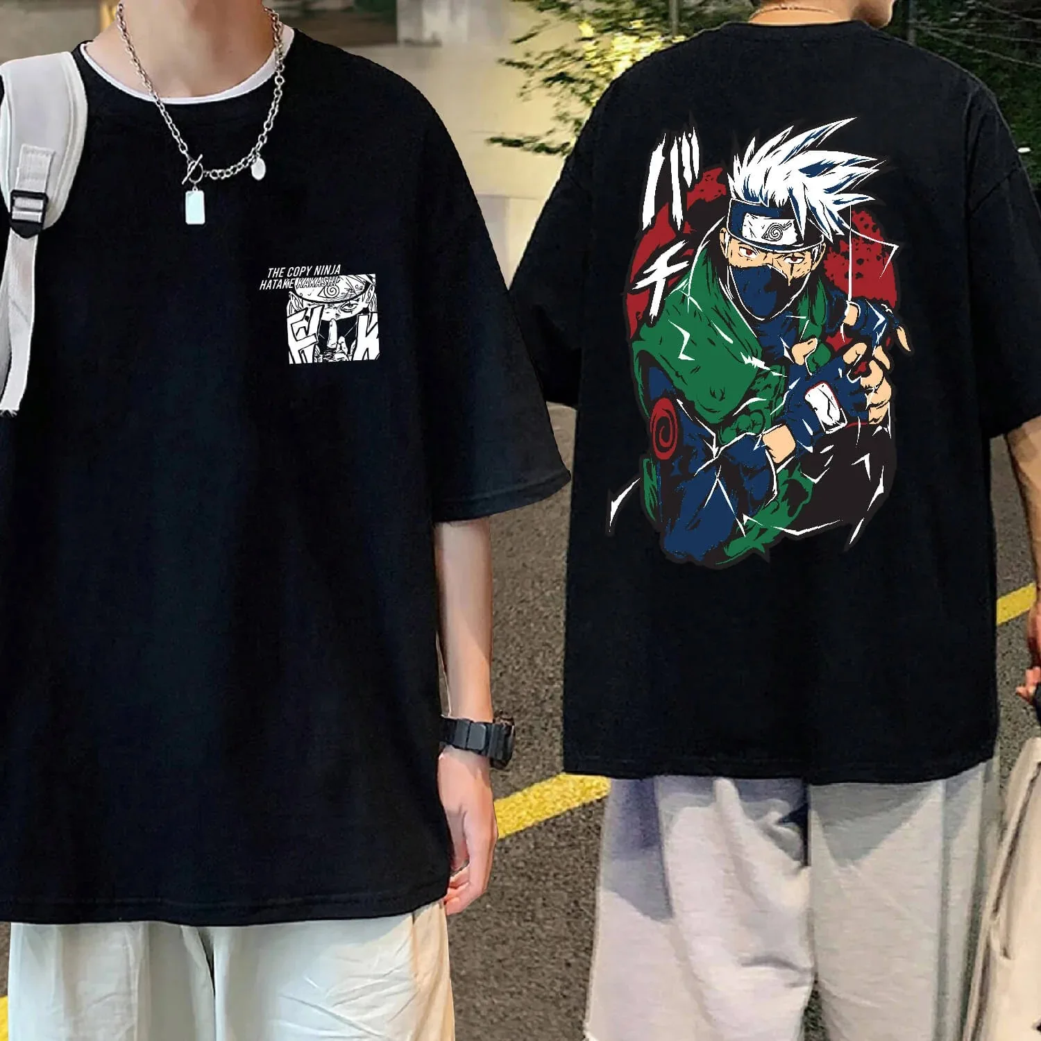 2026 Summer Bandai NARUTO Anime Hatake Kakashi 3D Print Football Jersey for Men's Tshirt Summer Sports Casual Tees Kids/Adult