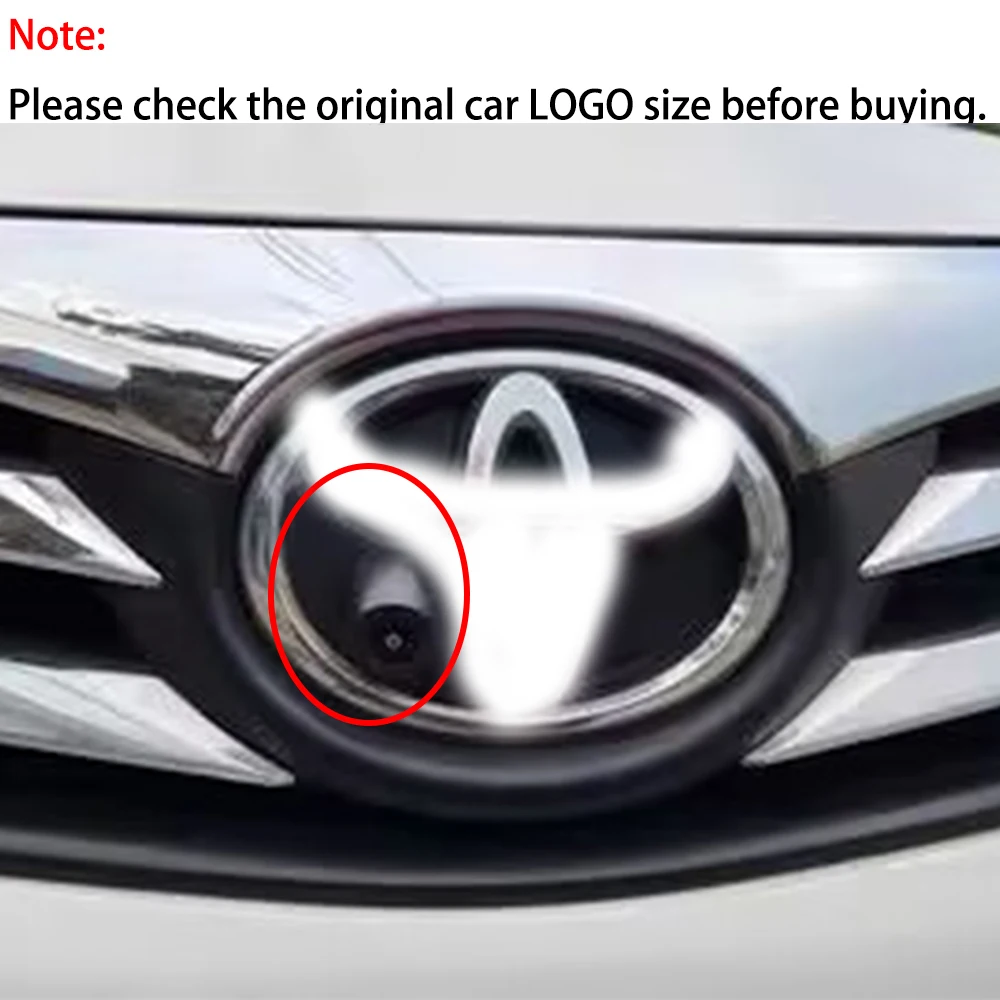 ZJCGO Car Front View LOGO Parking Camera Night Vision for Toyota Corolla E170 E180 2014 2015 2016 2017 2018 2019