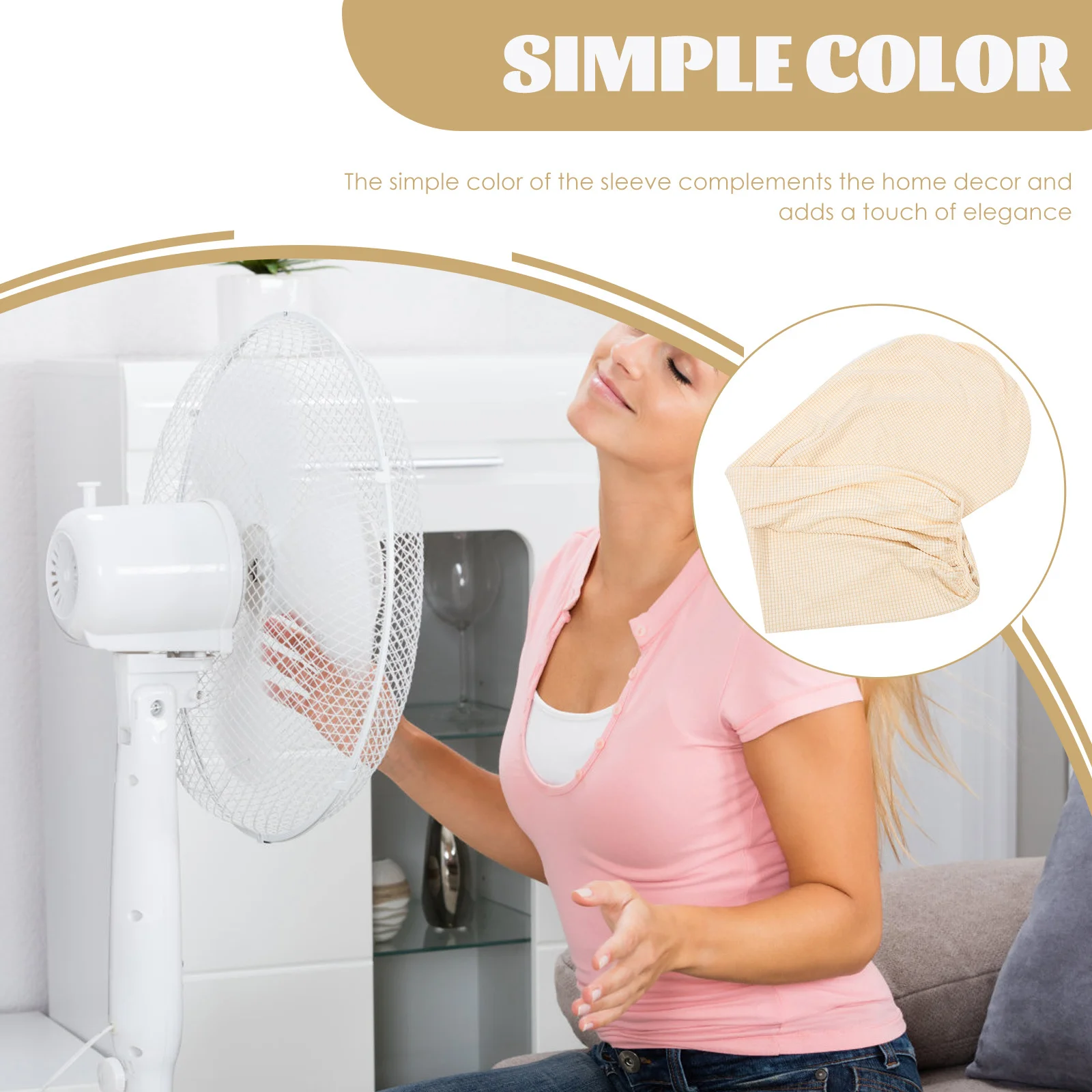 

All Inclusive Fan Cover Protective Polyester Cooling Waterproof Dustproof Washable
