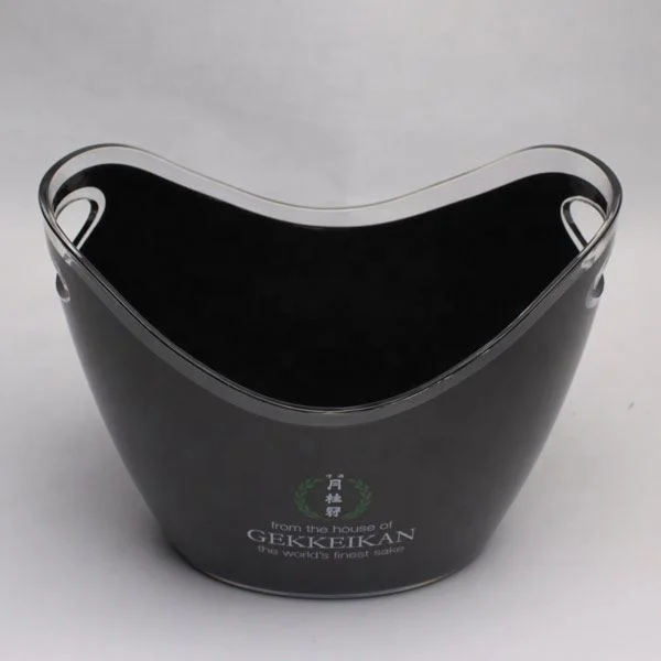 3.5 liter plastic acrylic cheap ice champagne bucket