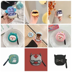 Cute Cartoon Silicone Case For Samsung Galaxy Buds pro/Buds Live /Buds FE/Buds2 pro Earphone Protective Sleeve Soft Cover Case