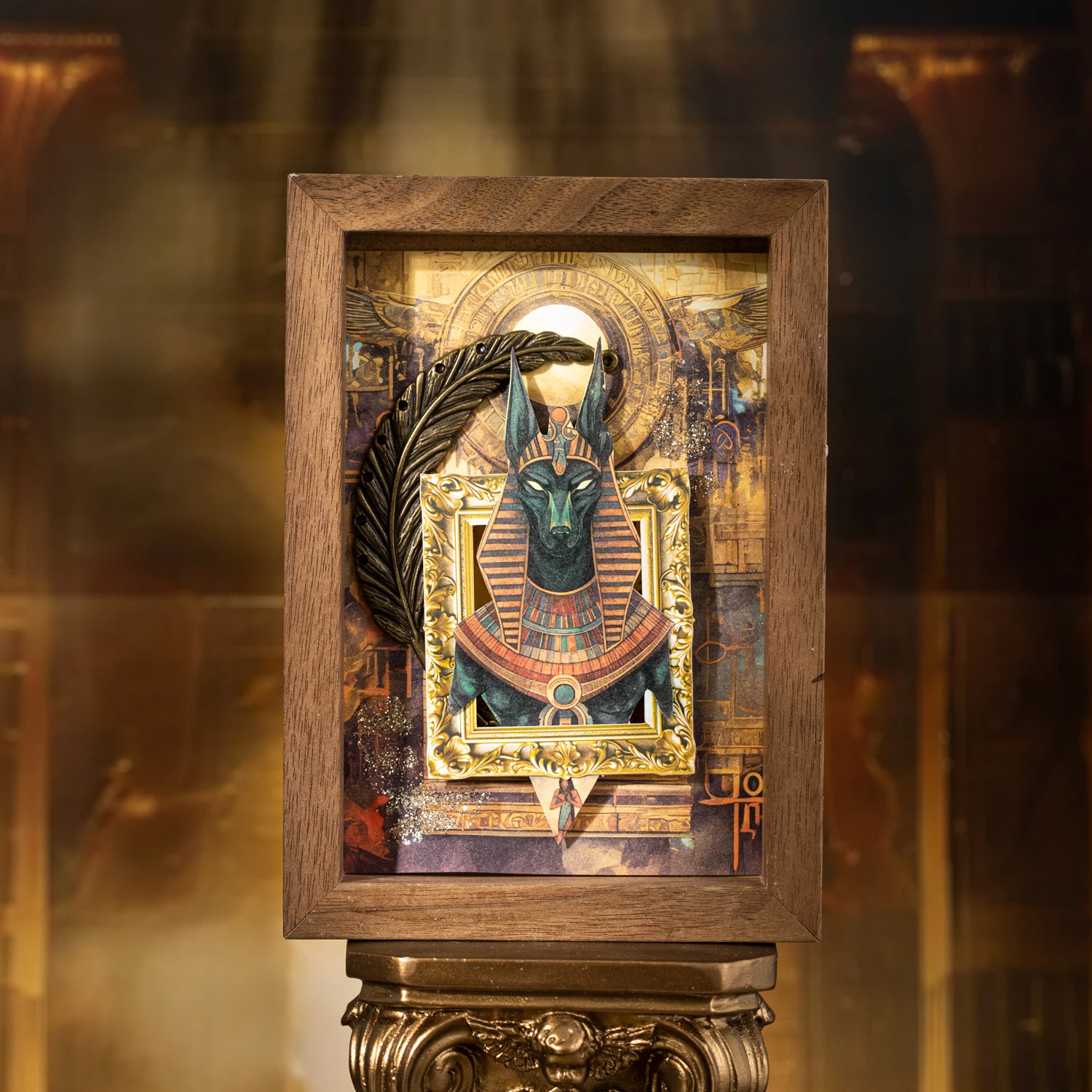 Ancient Egypt Series Vintage Baroque Character Pyramid Landscape Material Paper Creative DIY Junk Journal Collage Stationery