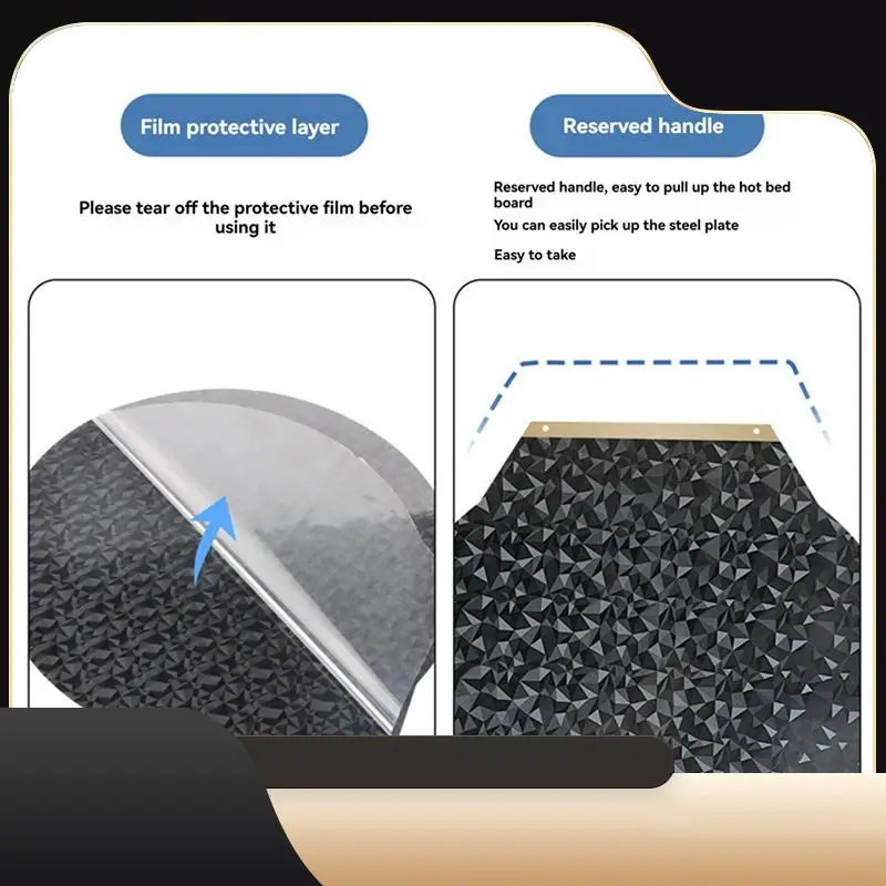 

For Flsun Super Racer PEI Flexible Smooth PEO Hot Bed Build Plate Round Dia 270Mm 270Mm Magnetic Spring Steel Sheet Without Base